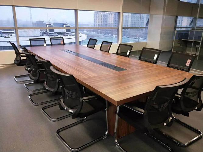 会议桌生产厂家直销钢架会议桌大型板式会议桌工位桌职员屏风桌